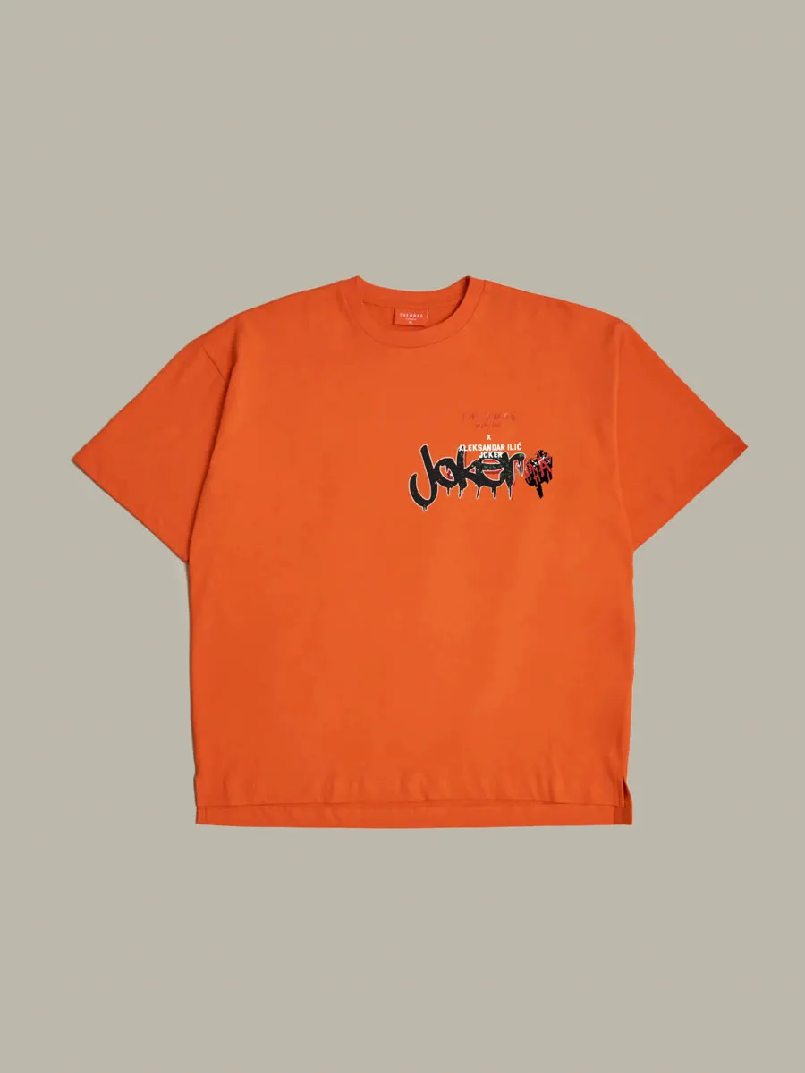 The Odds × Joker majica — Odd Orange